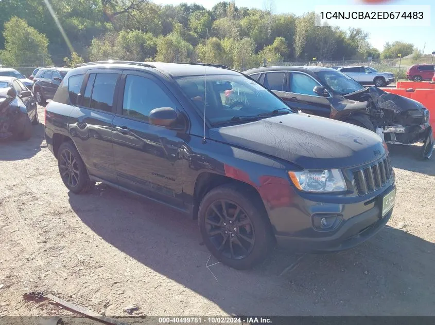 1C4NJCBA2ED674483 2014 Jeep Compass Altitude