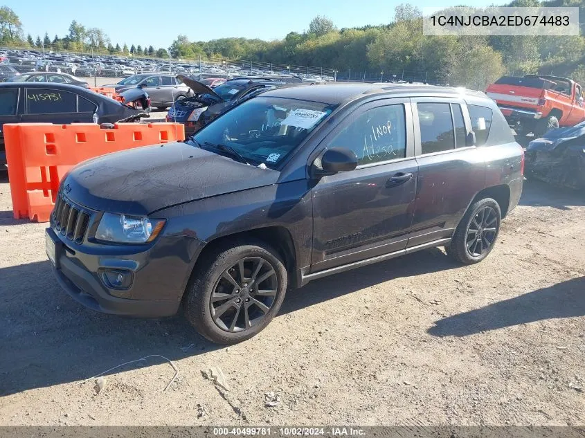 1C4NJCBA2ED674483 2014 Jeep Compass Altitude