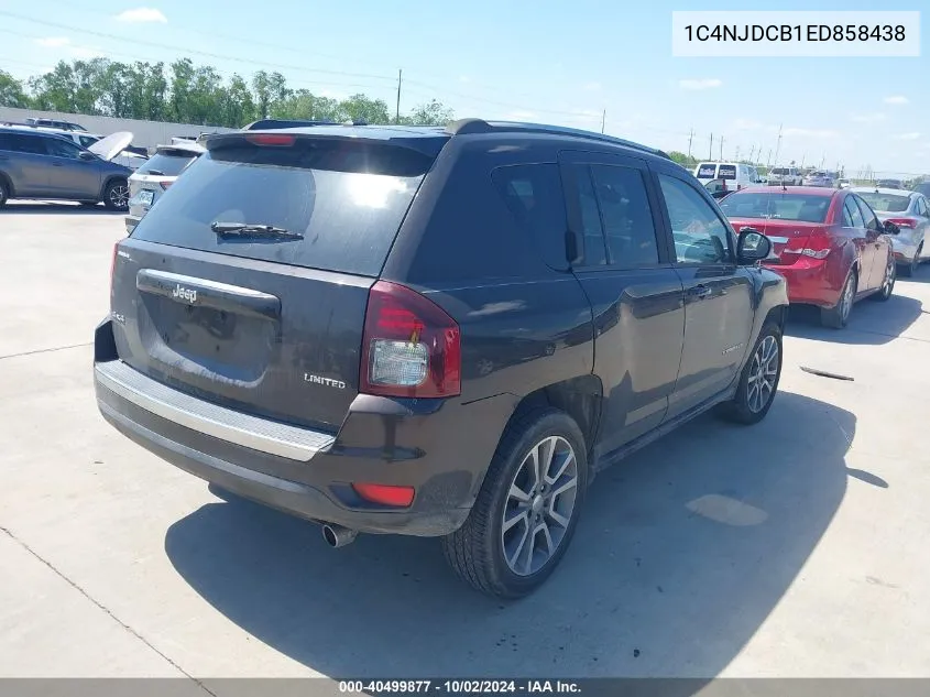 1C4NJDCB1ED858438 2014 Jeep Compass Limited