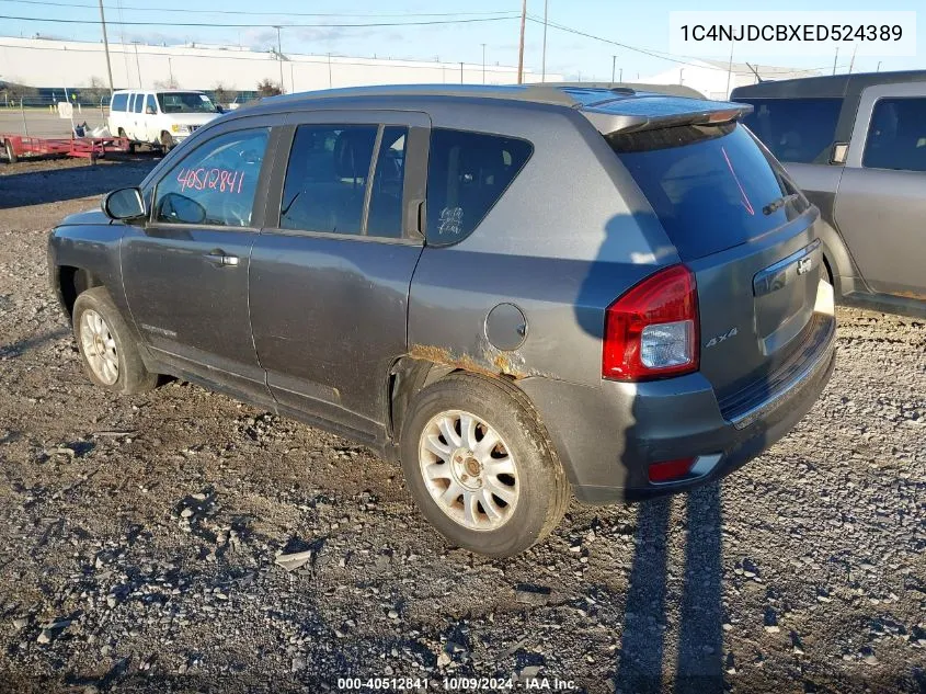 2014 Jeep Compass Limited VIN: 1C4NJDCBXED524389 Lot: 40512841