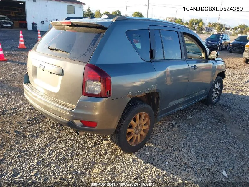 2014 Jeep Compass Limited VIN: 1C4NJDCBXED524389 Lot: 40512841