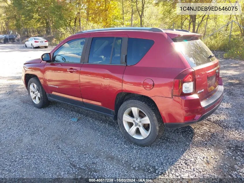 2014 Jeep Compass Latitude VIN: 1C4NJDEB9ED646075 Lot: 40517235