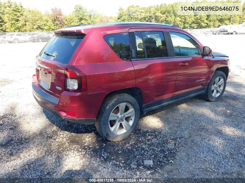 2014 Jeep Compass Latitude VIN: 1C4NJDEB9ED646075 Lot: 40517235