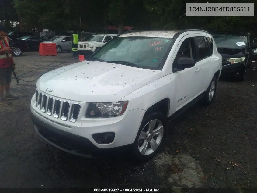 2014 Jeep Compass Sport VIN: 1C4NJCBB4ED865511 Lot: 40519927