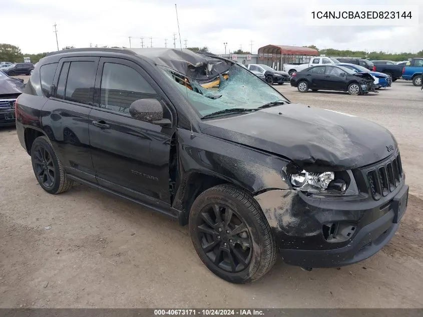 2014 Jeep Compass Altitude VIN: 1C4NJCBA3ED823144 Lot: 40673171