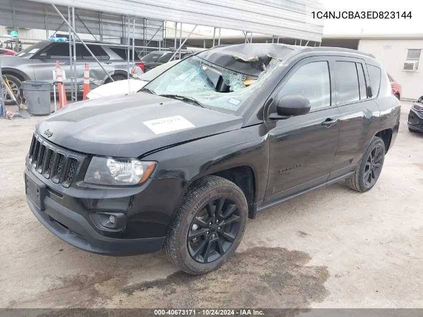 2014 Jeep Compass Altitude VIN: 1C4NJCBA3ED823144 Lot: 40673171