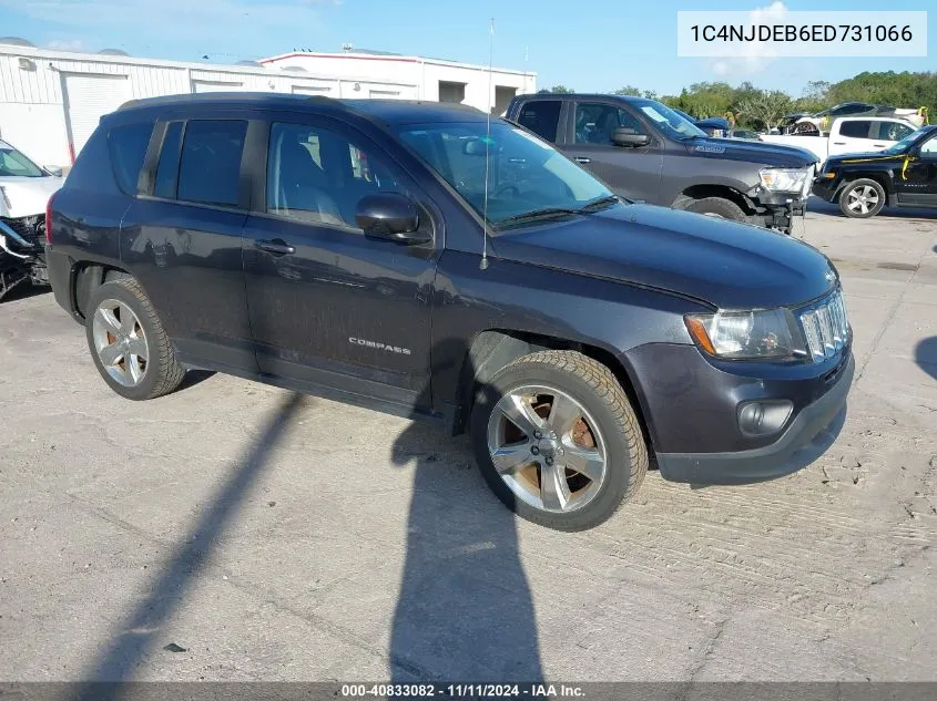 2014 Jeep Compass Latitude VIN: 1C4NJDEB6ED731066 Lot: 40833082