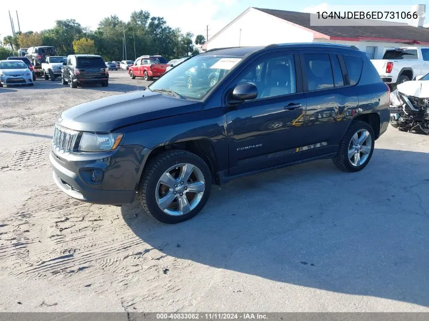 2014 Jeep Compass Latitude VIN: 1C4NJDEB6ED731066 Lot: 40833082