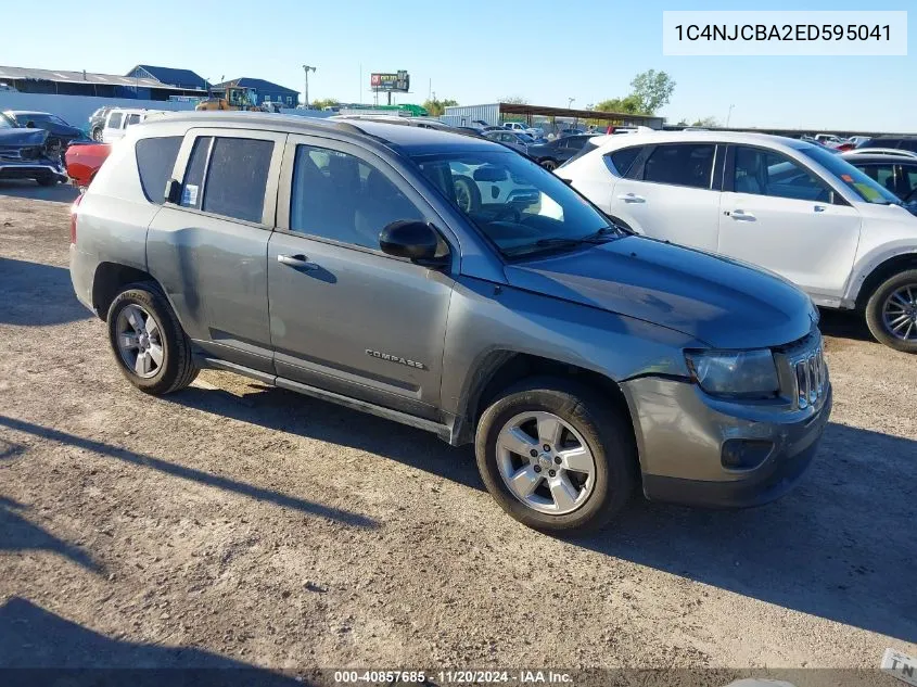 2014 Jeep Compass Sport VIN: 1C4NJCBA2ED595041 Lot: 40857685