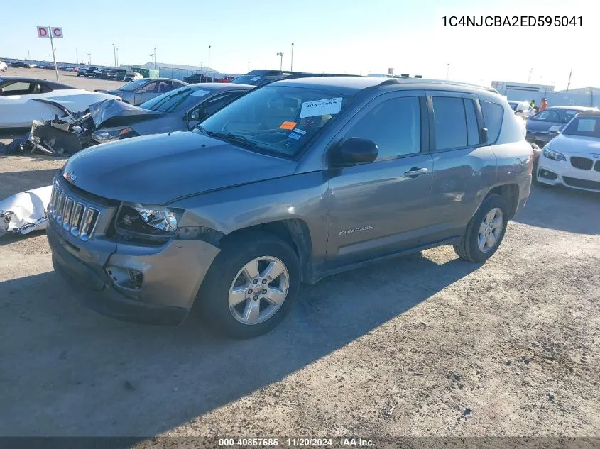 2014 Jeep Compass Sport VIN: 1C4NJCBA2ED595041 Lot: 40857685