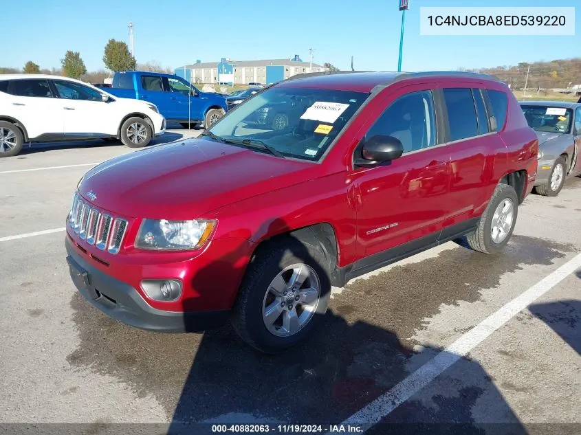 2014 Jeep Compass Sport VIN: 1C4NJCBA8ED539220 Lot: 40882063