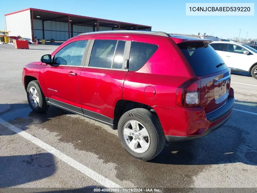 2014 Jeep Compass Sport VIN: 1C4NJCBA8ED539220 Lot: 40882063