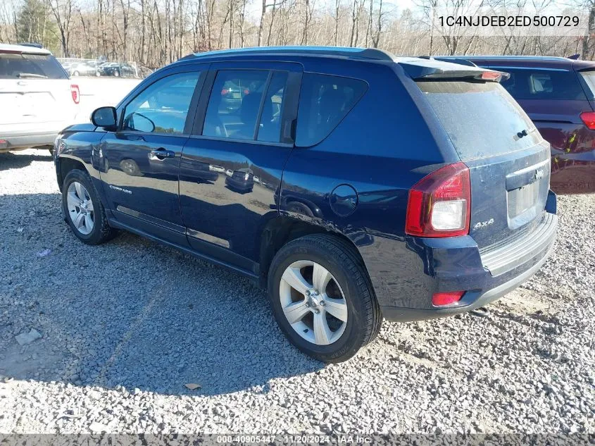 1C4NJDEB2ED500729 2014 Jeep Compass Latitude