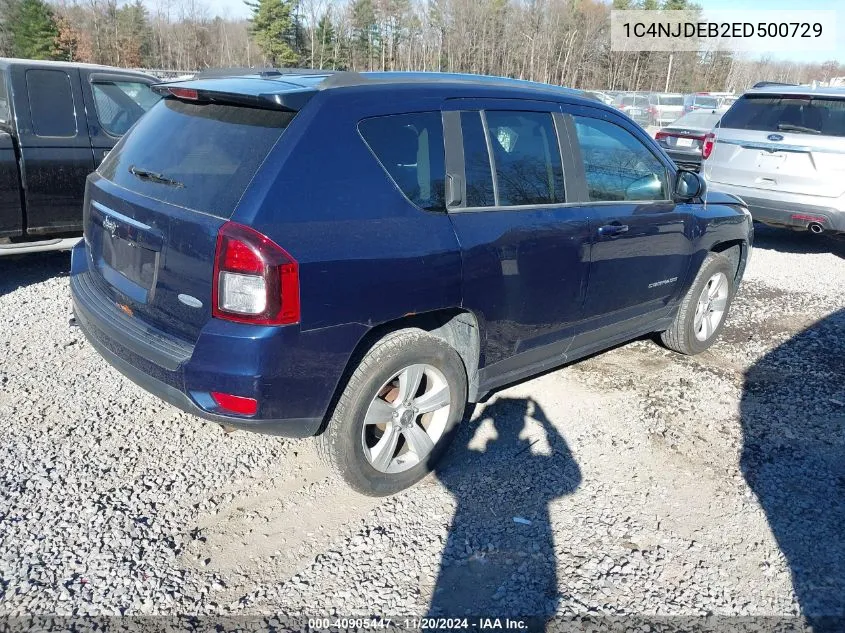 1C4NJDEB2ED500729 2014 Jeep Compass Latitude