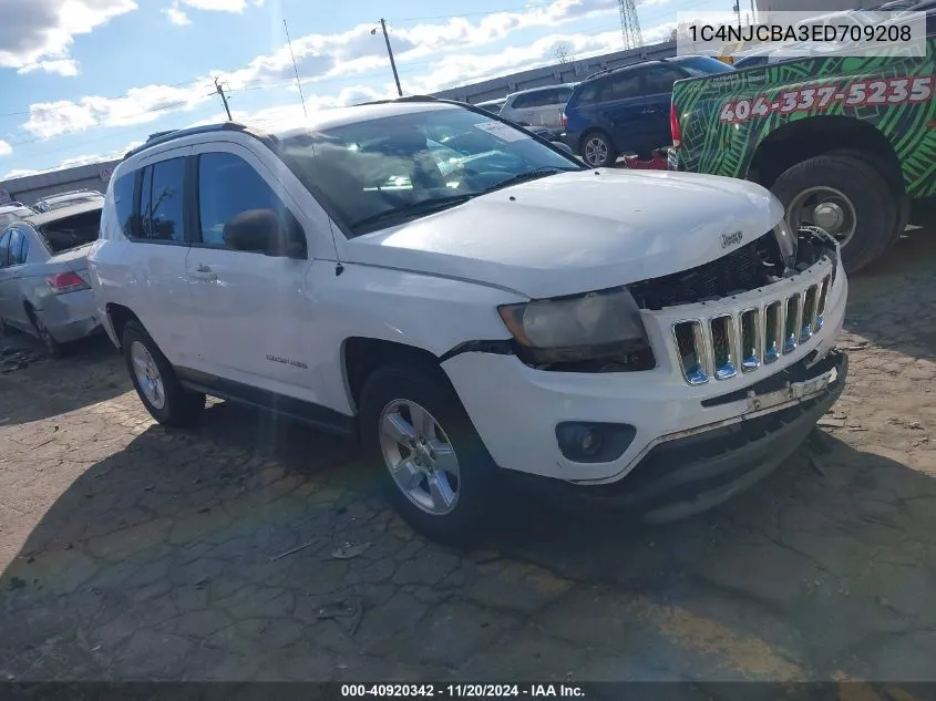 2014 Jeep Compass Sport VIN: 1C4NJCBA3ED709208 Lot: 40920342