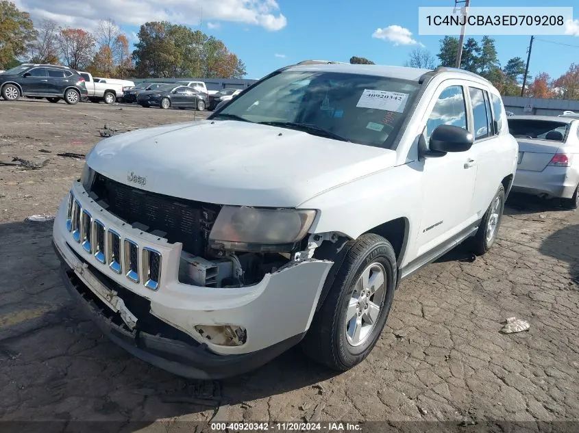 2014 Jeep Compass Sport VIN: 1C4NJCBA3ED709208 Lot: 40920342