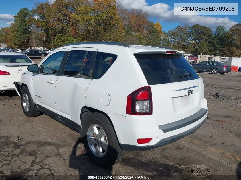 2014 Jeep Compass Sport VIN: 1C4NJCBA3ED709208 Lot: 40920342