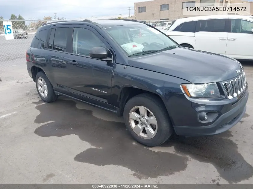 2014 Jeep Compass Sport VIN: 1C4NJCBA5ED714572 Lot: 40922038