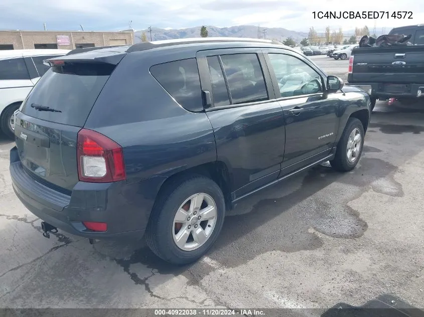 2014 Jeep Compass Sport VIN: 1C4NJCBA5ED714572 Lot: 40922038