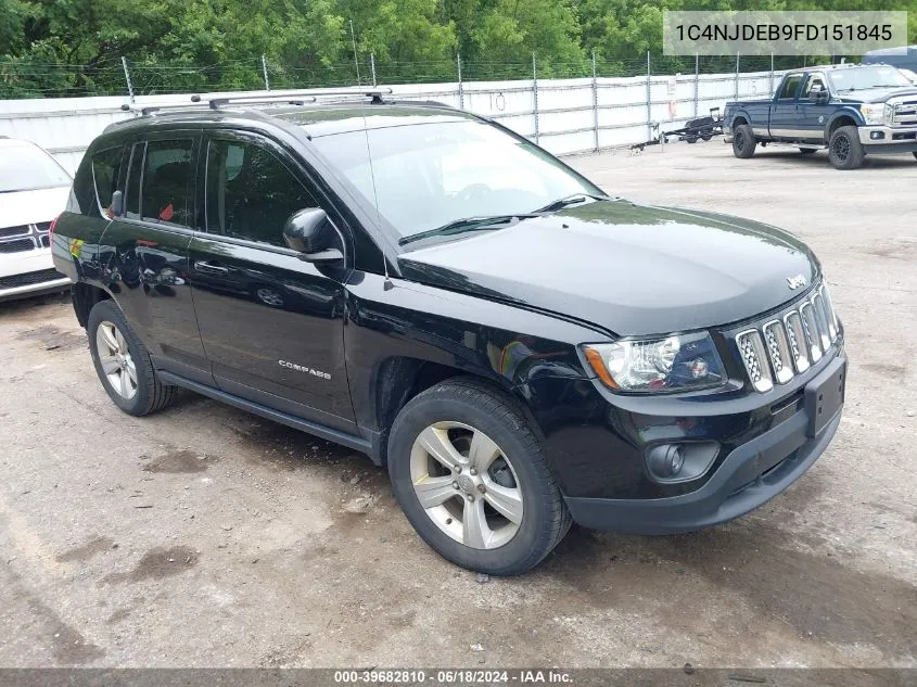 2015 Jeep Compass Latitude VIN: 1C4NJDEB9FD151845 Lot: 39682810