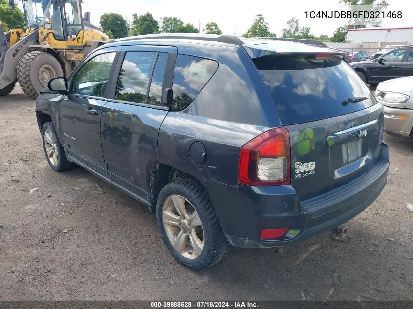 2015 Jeep Compass Sport VIN: 1C4NJDBB6FD321468 Lot: 39888528