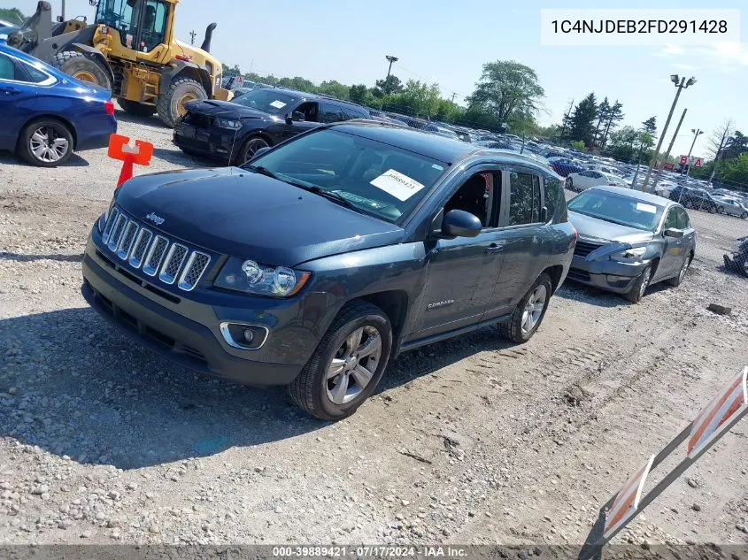 1C4NJDEB2FD291428 2015 Jeep Compass High Altitude Edition