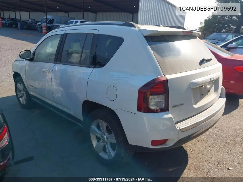 1C4NJDEB5FD109592 2015 Jeep Compass High Altitude Edition