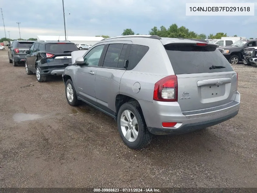 1C4NJDEB7FD291618 2015 Jeep Compass High Altitude Edition