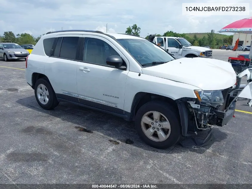 2015 Jeep Compass Sport VIN: 1C4NJCBA9FD273238 Lot: 40044547