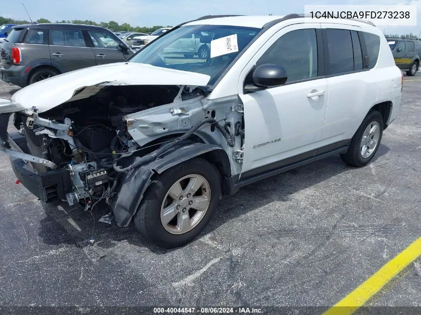 2015 Jeep Compass Sport VIN: 1C4NJCBA9FD273238 Lot: 40044547