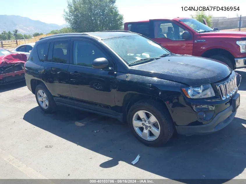 2015 Jeep Compass Sport VIN: 1C4NJCBA7FD436954 Lot: 40103786