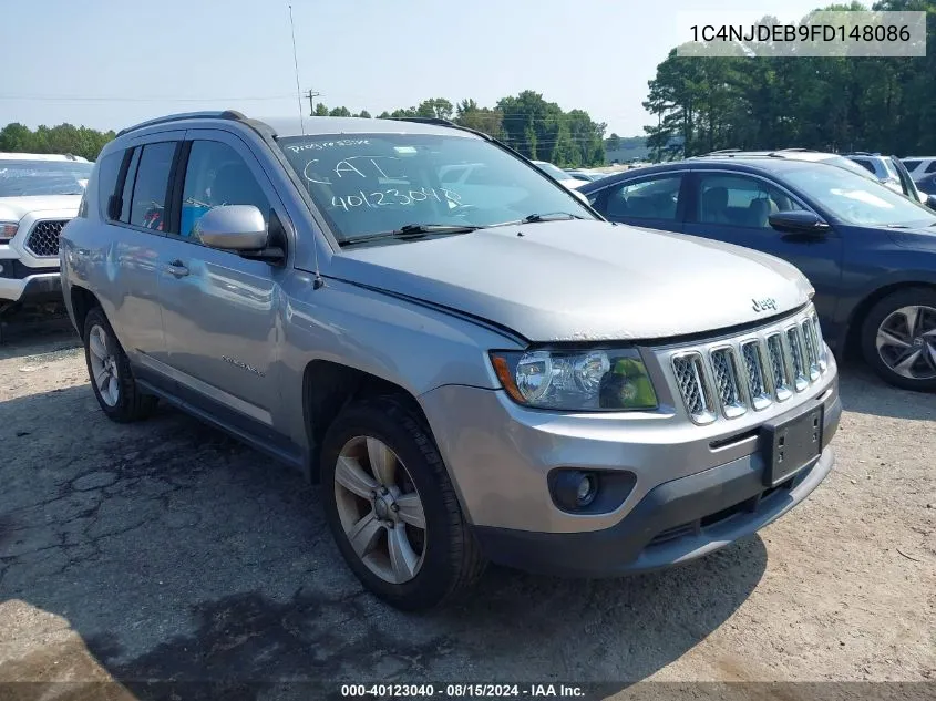 2015 Jeep Compass Latitude VIN: 1C4NJDEB9FD148086 Lot: 40123040