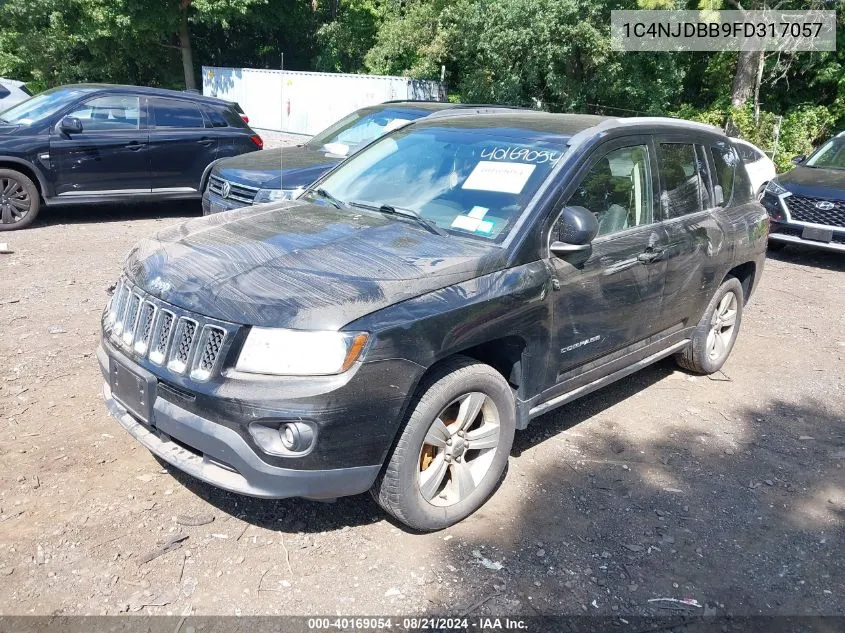 2015 Jeep Compass Sport VIN: 1C4NJDBB9FD317057 Lot: 40169054