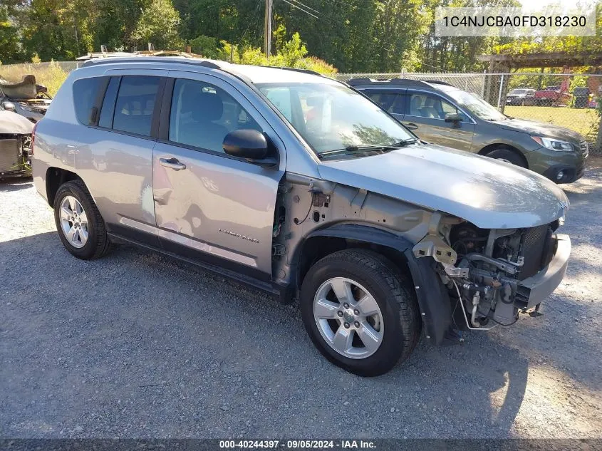 2015 Jeep Compass Sport VIN: 1C4NJCBA0FD318230 Lot: 40244397