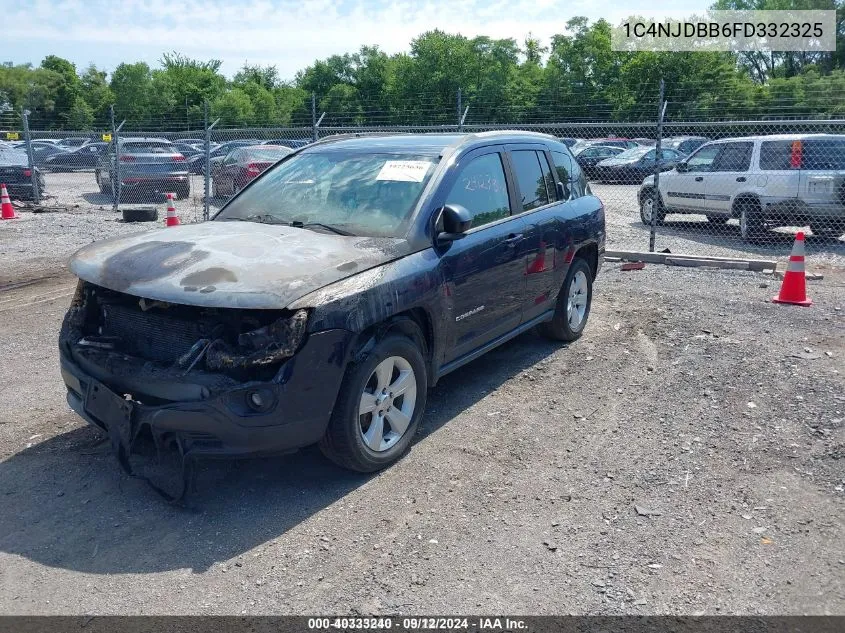 2015 Jeep Compass Sport VIN: 1C4NJDBB6FD332325 Lot: 40333240