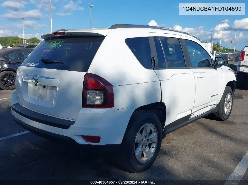 1C4NJCBA1FD104699 2015 Jeep Compass Sport