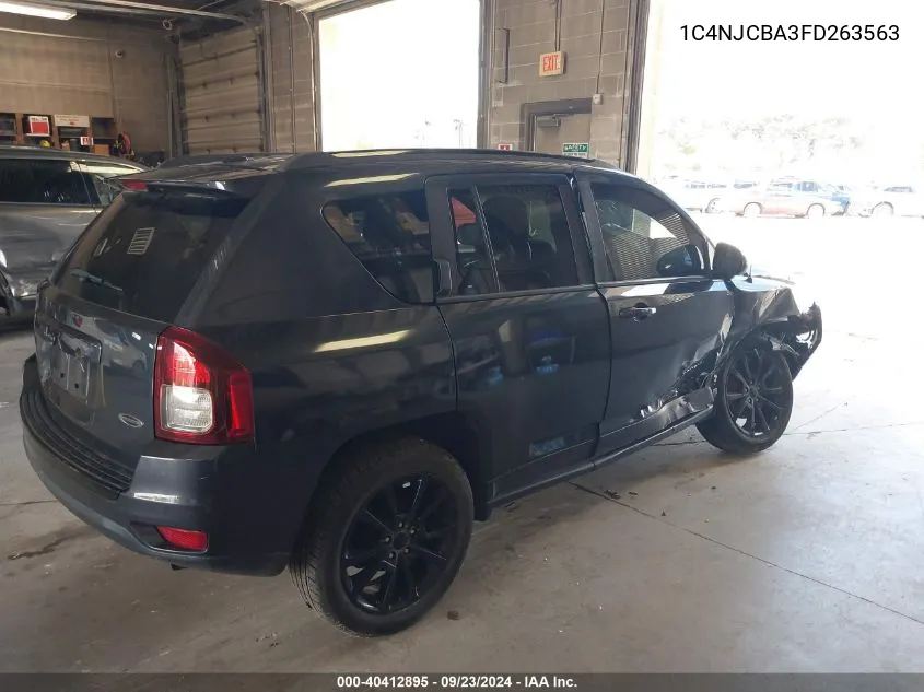 2015 Jeep Compass Sport VIN: 1C4NJCBA3FD263563 Lot: 40412895