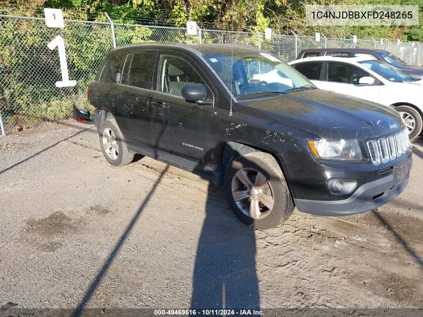 2015 Jeep Compass Sport VIN: 1C4NJDBBXFD248265 Lot: 40469516