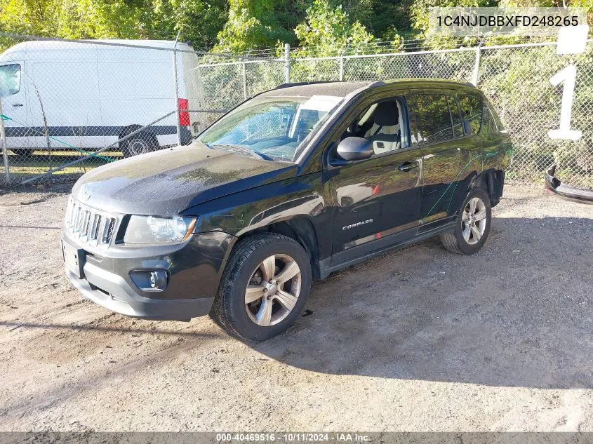 2015 Jeep Compass Sport VIN: 1C4NJDBBXFD248265 Lot: 40469516