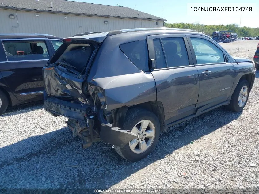 1C4NJCBAXFD104748 2015 Jeep Compass Sport