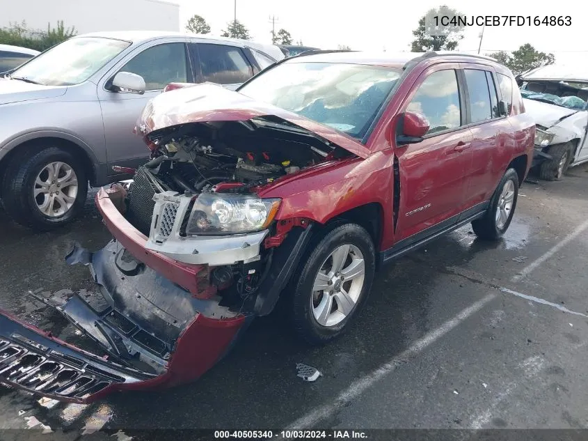 2015 Jeep Compass Latitude VIN: 1C4NJCEB7FD164863 Lot: 40505340