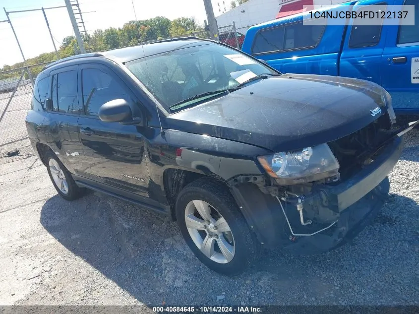 2015 Jeep Compass Sport VIN: 1C4NJCBB4FD122137 Lot: 40584645