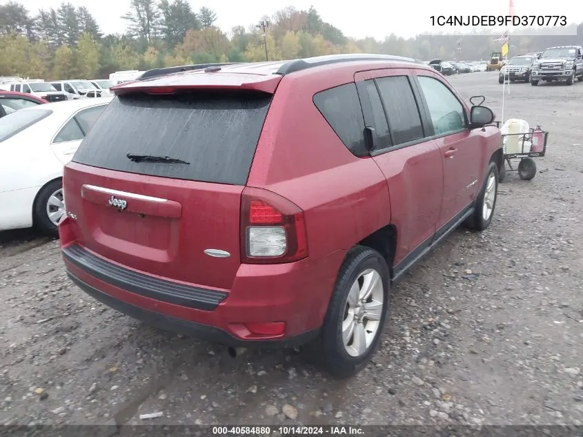 2015 Jeep Compass Latitude VIN: 1C4NJDEB9FD370773 Lot: 40584880