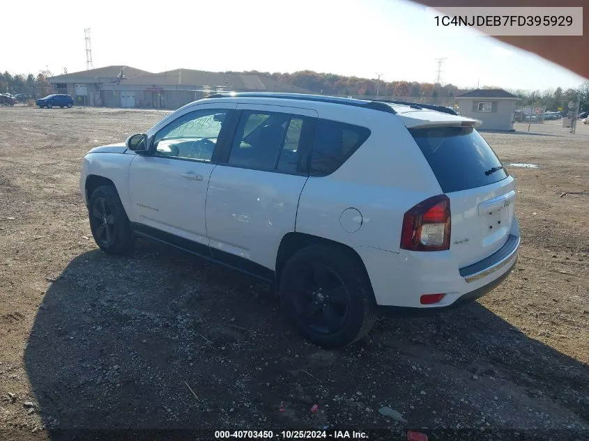 2015 Jeep Compass High Altitude Edition VIN: 1C4NJDEB7FD395929 Lot: 40703450