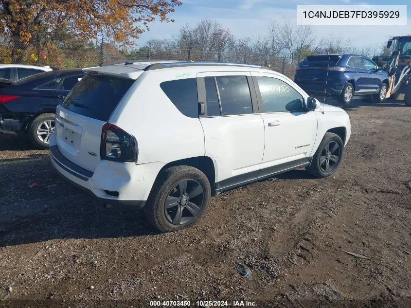 2015 Jeep Compass High Altitude Edition VIN: 1C4NJDEB7FD395929 Lot: 40703450