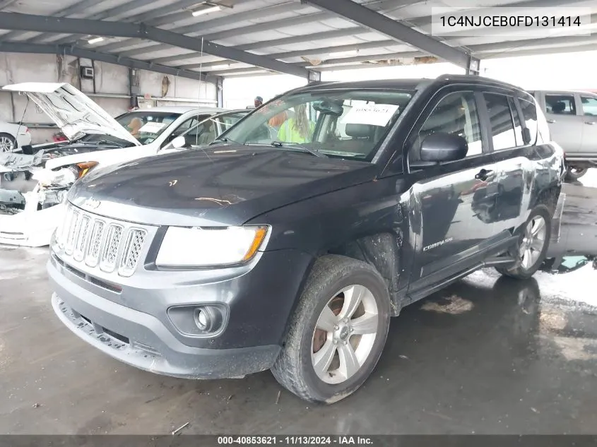 2015 Jeep Compass Latitude VIN: 1C4NJCEB0FD131414 Lot: 40853621