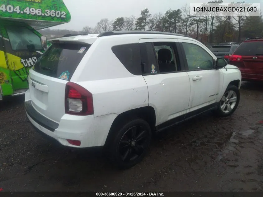 2016 Jeep Compass Sport VIN: 1C4NJCBAXGD621680 Lot: 38606929