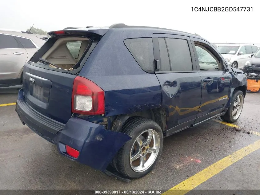 1C4NJCBB2GD547731 2016 Jeep Compass Sport