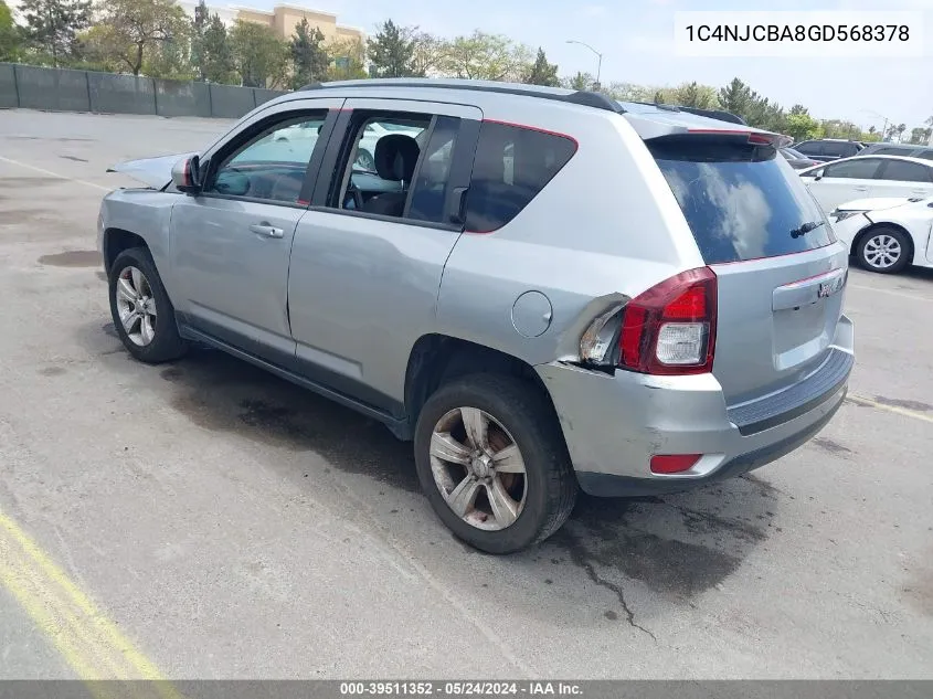 1C4NJCBA8GD568378 2016 Jeep Compass Sport