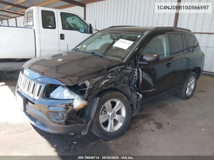 1C4NJDBB1GD566597 2016 Jeep Compass Sport